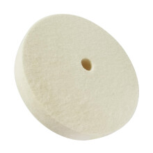 8 Inch Soft Wool Buffing Wheel 5/8 Inch Arbor Hole Wool Felt Polishing Wheel for Stainless Steel Metal Fits Bench Die Grinder