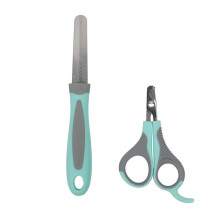 (72g, green) Pet Nail Clipper Set Cat Dog Grooming Kit Trimmer File Cleaning Tool 4Pcs Blue