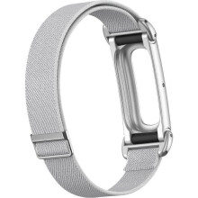 (1pcs, cowrie) Watch Band for Google Fitbit Air Premium Nylon Strap with Metal Case