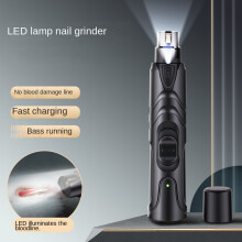 (145*28mm, Black) Pet Nail Grinder Electric Trimmer Cat Dog Grooming Clipper Pet Nail File