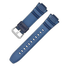 (Translucent Blue) For Casio MCW-100H MCW-110H W-S220 HDD-S100 WV-200 AE-2000 Watch Band Strap