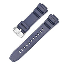 (Blue) For Casio MCW-100H MCW-110H W-S220 HDD-S100 WV-200 AE-2000 Watch Band Strap