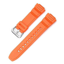 (Orange) For Casio MCW-100H MCW-110H W-S220 HDD-S100 WV-200 AE-2000 Watch Band Strap