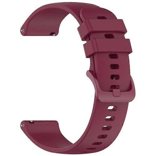 (WineRed) Compatible For Garmin vivoactive 5 Silicone Watch Band 20mm Quick Release Replacement Strap