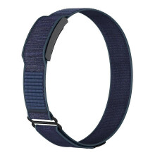 (Blue) Compatible For Huami Amazfit Helio Strap Nylon Loop Magic Tape Band Adjustable Sport Watch Strap
