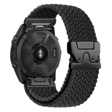 (Black, Black) 20mm Nylon Strap for Garmin Fenix 7S 7S Pro 6S 6S Pro Parachute Buckle Quick Release Watch Band