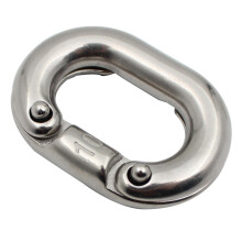 1 Piece 316 Stainless Steel  Anchor Chain Link Quality Chain Connection Fitting Steel Marine Grade C Link Split Connector 10mm