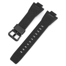 (Black-Steel Ring) G-Shock GST-B400 Replacement Watch Strap Black Buckle
