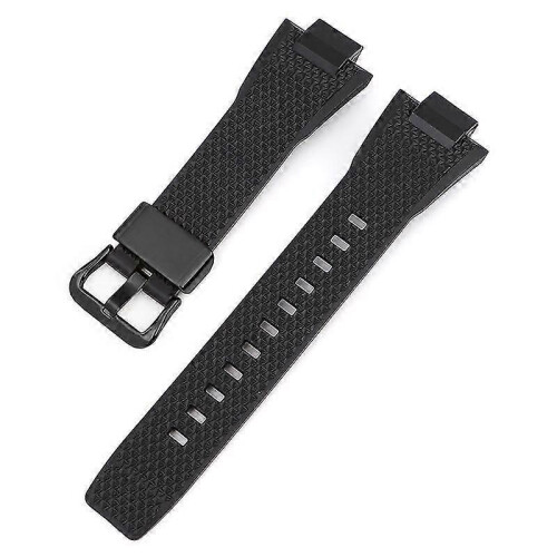 (Black-Steel Ring) G-Shock GST-B400 Replacement Watch Strap Black Buckle