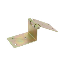 sourcingmap Wood Box Toolbox Door Yellow Zinc Plated Right Angle Hinge