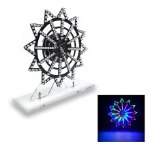 Soldering Practice Kit 7color Ferris Wheel LED DIY Solder Project for Students