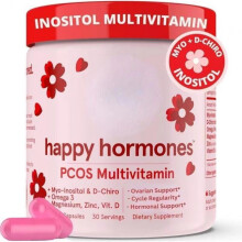 Happy Hormones Supplement - Mood Support Capsules - Natural Herbal Formula 60 Count