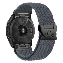 (Dark Grey, Dark grey) 20mm Nylon Strap for Garmin Fenix 7S 7S Pro 6S 6S Pro Parachute Buckle Quick Release Watch Band