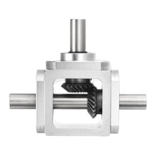 90degree rightangle bevel gear 1:1 forward double shaft output 1 20 teeth bevel gear frame simple DIY