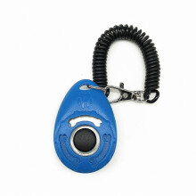 (Light Blue) Pet Training Clicker for Dogs - Long-Lasting Obedience Training Accessory Tool