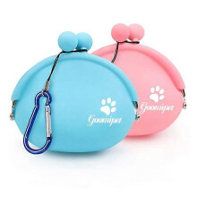 2pcs Silicone Pet Treat Bag Dog Training Bag Dog Training Waist Bag Key Bag Can Be Carried On The Dog'S Back_Special Gift