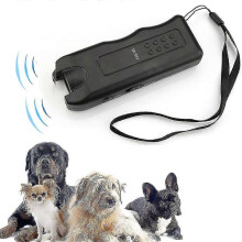 Dog Repeller Ultrasonic Handheld Anti Dog Barking Device 3 In 1 Dog Tr