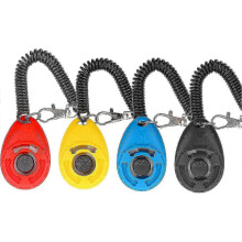 Pack Of 4 Pet Training Clicker with Elastic Strap Button for Dog Cat w