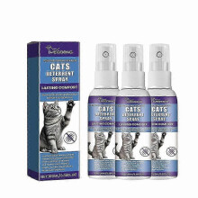 (3PCS) Cat Deterrent Spray, Stops Cats from Peeing & Scratching, Lemon & Coptis, Safe for Furniture