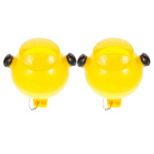 Whistle Three-Tone Portable Whistles for Outdoor Use Abs Orange Ultrasonic Waves 2Pcs