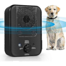 3-Level Ultrasonic Anti Barking Device, Rechargeable & Waterproof Dog Bark Control for Outdoor Training Humane Deterrent for All Breeds