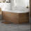 1700mm Front Side Bath Panel & 700mm End Panels 18mm LDF for Bathroom Baths Modern Oak 1