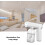 Nano Atomization Disinfectant Spray Gun, Wireless Blue Light Steam Sterilization Mist Machine (White) 2