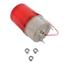 10X Industrial Flashing Sound Alarm Light,BEM-1101J 220V Red LED Warning Lights Acousto-Optic Alarm System