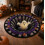 Χαλί 3D Halloween 60cm στρογγυλό βελούδινο κρύσταλλο 5