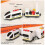 Remote Control Electric Train Railway Diecast Locomotive Gifts Sets Kids 3