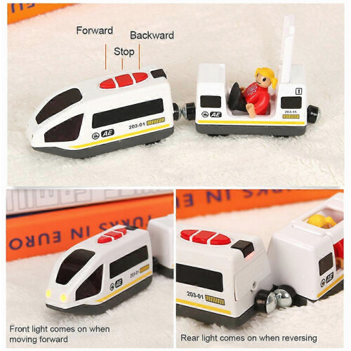 Remote Control Electric Train Railway Diecast Locomotive Gifts Sets Kids 2