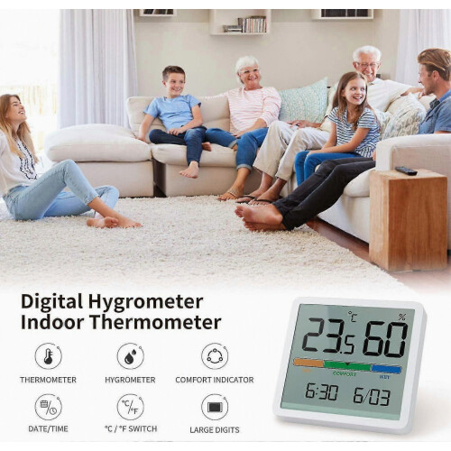 Handheld Digital Thermometer / Hygrometer with High Accuracy Temperature and Hygrometer for Room Te 1