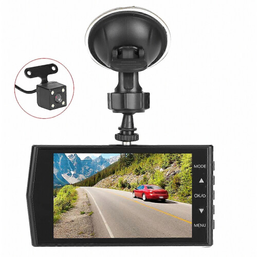 4-inch auto-dashcam met touchscreen, ingebouwde G-sensor en MOV-videoformaat 2