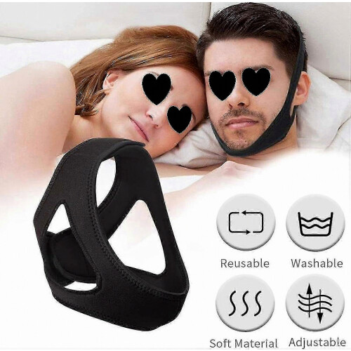 Anti Snoring Chin Strap - Professional Stop Snore Device, Effective Snoring Solution & Snore Stopper for Better Sleep 2