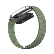 (1pcs, Leopard print) Watch Band for Google Fitbit Air Premium Nylon Strap with Metal Case