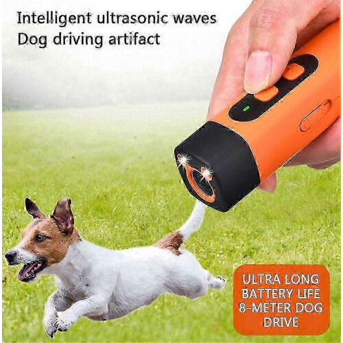 Anti-Barking Portable Dog Deterrent Device with LED Flashlight for Outdoor Use 2
