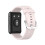 (Light Pink, Multicolor) Soft Silicone Watch Strap for Huawei Watch Fit - Dark Blue 3