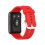 (Red, Multicolor) Soft Silicone Watch Strap for Huawei Watch Fit - Dark Blue 3