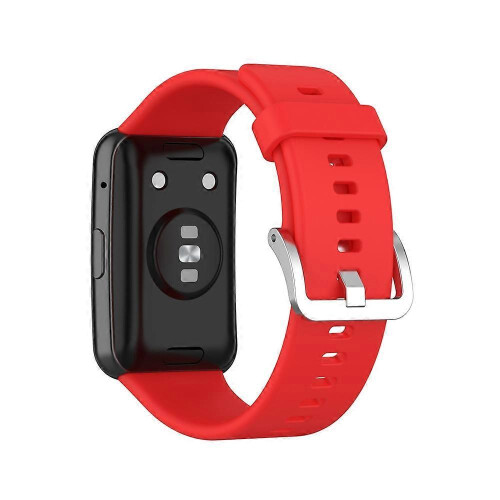 (Red, Multicolor) Soft Silicone Watch Strap for Huawei Watch Fit - Dark Blue 2