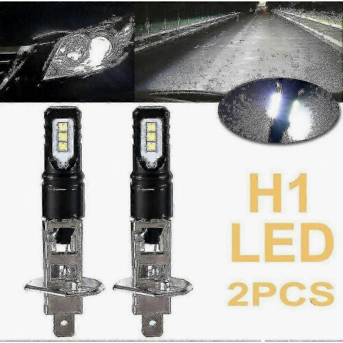 LED Headlight Kit H1 6000K 6000lm Super Bright White High Beam 2pcs 1