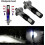 LED Headlight Kit H1 6000K 6000lm Super Bright White High Beam 2pcs 4