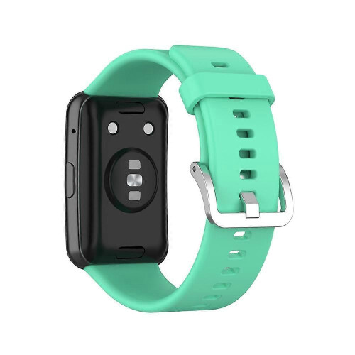 (Green, Multicolor) Soft Silicone Watch Strap for Huawei Watch Fit - Dark Blue 2