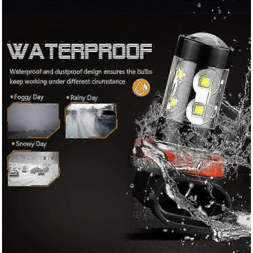 6000K White H11 LED Headlight Bulbs High Low Beam 2 Pack for Vehicle Lighting 1