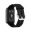 (Black, Multicolor) Soft Silicone Watch Strap for Huawei Watch Fit - Dark Blue 3