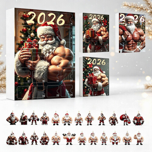 Χριστουγεννιάτικο Ημερολόγιο Advent 2026 Muscle Santa 2