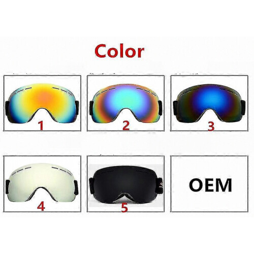Occhiali da sci antiappannamento, maschera da sci grande, occhiali da sci per uomo e donna, occhiali da snowboard. 1