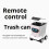 Mini Desktop Remote Control Toy Car Garbage Can Set, Trendy Table Ornament Setup with Remote Control Trash Can 2
