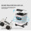 Mini Desktop Remote Control Toy Car Garbage Can Set, Trendy Table Ornament Setup with Remote Control Trash Can 3
