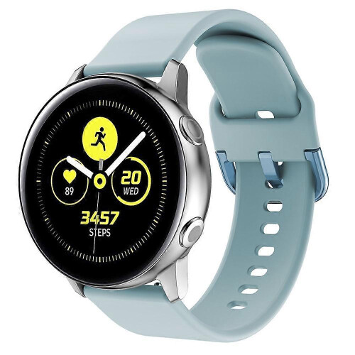 (LightBlue) 20MM Silicone Solid Color Watch Strap Compatible For Polar Ignite, etc. 1