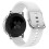 (White) 20MM Silicone Solid Color Watch Strap Compatible For Polar Ignite, etc. 3